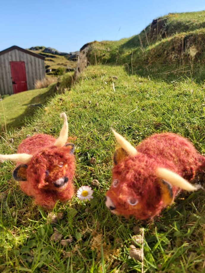 Needle Felt Animals by Hannah